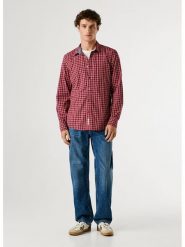 Pepe Jeans Koszula "Capel" w kolorze czerwono-białym rozmiar: XXL. Białe koszule Pepe Jeans, xxl, bez wzorów, z bawełny, bez kołnierzyka, bez ramiączek. Za 143.56 zł.