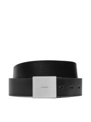Calvin Klein Pasek Męski Adj Casual Plaque 35mm K50K512660 Czarny. Czarne paski CALVIN KLEIN, bez wzorów, ze skóry, casualowe. Za 179.99 zł.