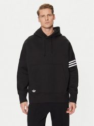 Adidas Bluza Neuclassics JC9937 Czarny Oversize. Czarne bluzy Adidas, m, bez wzorów, z bawełny, bez kaptura. Za 219.99 zł.