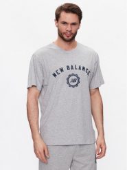 New Balance T-Shirt Sport Seasonal Graphic MT31904 Szary Relaxed Fit. Szare t-shirty sportowe New Balance, bez wzorów, z bawełny, bez ramiączek. Za 89.99 zł.