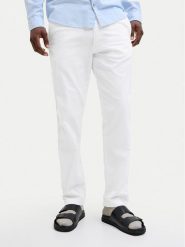 Jack&Jones Spodnie materiałowe Kane 12274977 Biały Relaxed Fit. Białe spodnie materiałowe Jack&Jones, m, bez wzorów, z bawełny. Za 129.99 zł.