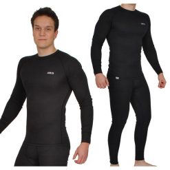 Bielizna termoaktywna męska Ice-Q Smart Man Black XXL. Czarna bielizna termoaktywna ICE-Q, m, bez wzorów, bez ramiączek. W wyprzedaży za 129.99 zł.