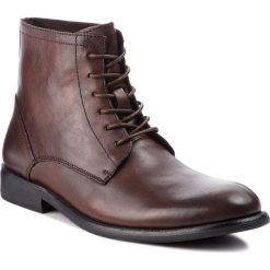 Kozaki KAZAR - Kastor 35510-01-02 Brown. Brązowe kozaki Kazar, na jesień, bez wzorów, ze skóry, przed kolano, bez obcasa, bez zapięcia. W wyprzedaży za 379.00 zł.