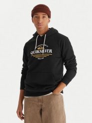 Quiksilver Bluza Screen Fleece Classic EQYFT05137 Czarny Regular Fit. Czarne bluzy Quiksilver, m, bez wzorów, z bawełny, bez kaptura. Za 249.99 zł.