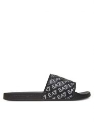 EA7 Emporio Armani Klapki 7X000109 AF15125 MC138 Czarny. Czarne klapki EA7 Emporio Armani, z tworzywa sztucznego. Za 249.99 zł.