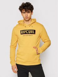 Rip Curl Bluza Bohed Hooded Pop CFEYN4 Żółty Regular Fit. Żółte bluzy Rip Curl, l, bez wzorów, z bawełny, bez kaptura. Za 249.99 zł.