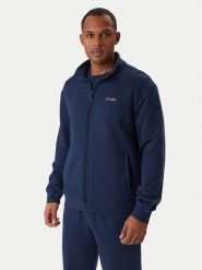 Guess Bluza Z6RQ16 KAIJ1 Granatowy Regular Fit. Niebieskie bluzy Guess, m, z aplikacjami, z bawełny, bez kaptura. Za 349.99 zł.