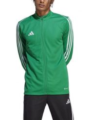 Adidas Kurtka sportowa "Tiro 23" w kolorze zielonym rozmiar: XXL. Zielone kurtki outdoor i hardshell Adidas, xxl, bez wzorów, bez kaptura. Za 96.37 zł.