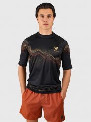 Brunotti Koszulka kąpielowa "Waveguard-AO Rashguard" w kolorze czarnym rozmiar: XXL. Czarne kąpielówki Brunotti, xxl, bez wzorów. Za 109.95 zł.