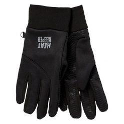 Rękawiczki termiczne unisex 4 pary. Czarne rękawiczki HEAT KEEPER, bez wzorów, z poliesteru. Za 270.79 zł.