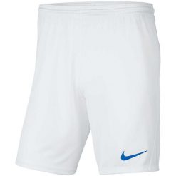 Spodenki piłkarskie męskie Nike Dry Park III treningowe szybkoschnące Dri Fit. Białe szorty Nike, l, bez wzorów, sportowe. Za 71.39 zł.