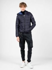Invicta Kurtka "Down Jacket" | 4431449 | Mężczyzna | Granatowy. Niebieskie kurtki Invicta, m, z aplikacjami, z poliamidu, bez kaptura. W wyprzedaży za 369.00 zł.