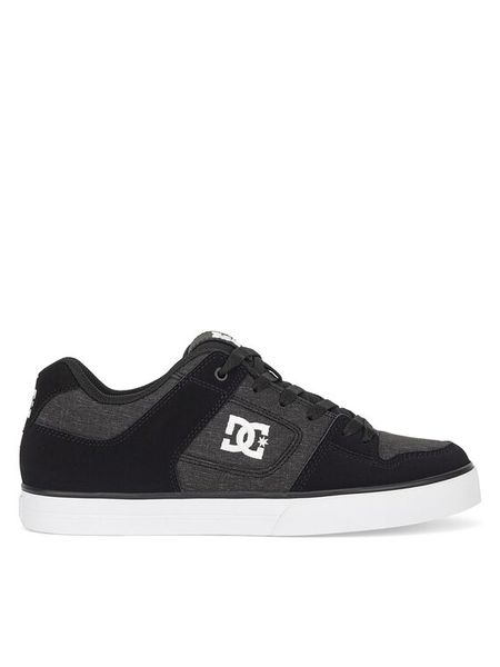DC Shoes Sneakersy PURE 300660-KWT Czarny. Czarne buty sportowe casual DC Shoes, bez wzorów, ze skóry, bez zapięcia. Za 149.99 zł.