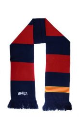 FC Barcelona szalik kibica dwustronny double vertical scarf wielokolorowy. Szaliki FC Barcelona, bez wzorów, z elastanu. Za 129.00 zł.