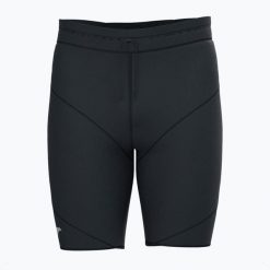 Spodenki do biegania męskie Joma R-Trail Nature Short Tights. Czarne krótkie spodenki sportowe Joma, m, bez wzorów, z elastanu. Za 83.99 zł.