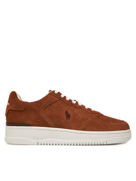 Polo Ralph Lauren Sneakersy 809973704002 Brązowy. Brązowe buty sportowe casual Polo Ralph Lauren, bez wzorów, ze skóry, bez zapięcia. Za 539.99 zł.
