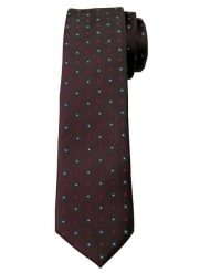 Brązowy Elegancki Krawat -Angelo di Monti- 6 cm, Męski, w Drobny Wzór Geometryczny. Brązowe krawaty i muchy Angelo di Monti, bez wzorów. Za 45.00 zł.