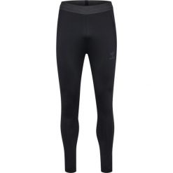 Legginsy Hummel Pro. Czarne legginsy długie sportowe Hummel, bez wzorów, na fitness i siłownię. Za 295.50 zł.