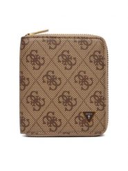 Guess Portfel SMMALO LEA02 Beżowy. Brązowe portfele Guess, z aplikacjami, ze skóry. Za 329.99 zł.