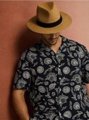 Kapelusz typu fedora - beżowy. Brązowe kapelusze Sinsay, bez wzorów. Za 19.99 zł.