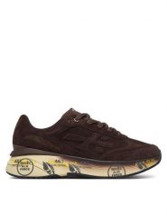 Premiata Sneakersy Moerun Var 8636 Brązowy ciemny. Brązowe buty sportowe casual Premiata, bez wzorów, z materiału, bez zapięcia. Za 1,339.00 zł.
