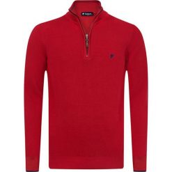 Sweter w kolorze czerwonym. Czerwone swetry nierozpinane Denim Culture, l, bez wzorów, z bawełny, bez kołnierzyka, bez ramiączek. W wyprzedaży za 174.95 zł.
