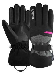 Reusch Rękawiczki narciarskie "Hellen R-TEX® XT" w kolorze czarno-szarym rozmiar: 6. Czarne odzież kompresyjna Reusch, s, bez wzorów, z materiału, narciarskie, primaloft. Za 145.26 zł.