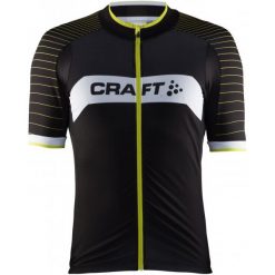 Craft Męska Koszulka Rowerowa Gran Fondo Czarny/Żółty L. T-shirty sportowe marki Craft. Za 385.00 zł.