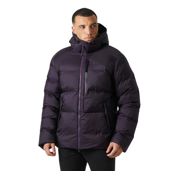 Kurtka z kapturem Helly Hansen Active Winter. Fioletowe kurtki Helly Hansen, bez wzorów, z puchu, z kapturem. W wyprzedaży za 1,251.50 zł.