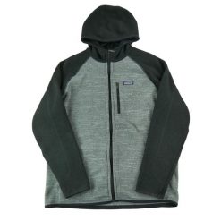 Second life - Męska kurtka polarowa Better Sweater - Jak nowy. Szare kurtki Patagonia, m, bez wzorów, z polaru, bez kaptura. Za 296.06 zł.