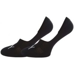 Skarpety Puma Footie 2P 01. Czarne skarpety Puma, bez wzorów, z bawełny. Za 42.99 zł.