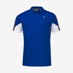 Koszulka polo męska CLUB 22 Tech. Niebieskie koszulki polo Head, m, bez wzorów, z materiału, bez kołnierzyka, bez ramiączek. Za 159.99 zł.