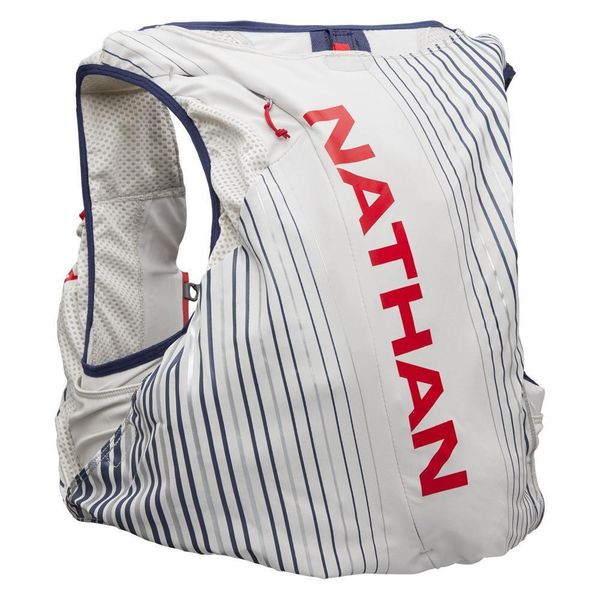 Kamizelka hydracyjna Nathan Pinnacle 12. Czerwone kamizelki sportowe NATHAN, l, bez wzorów, ze skóry, bez kaptura, do biegania. Za 866.80 zł.