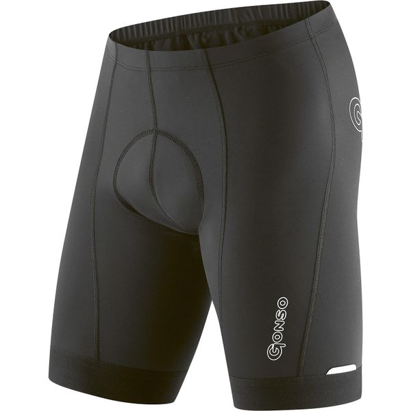Spodenki rowerowe Gonso California. Czarne spodenki rowerowe Gonso, l, bez wzorów, z materiału. Za 368.00 zł.