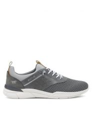 Mustang Sneakersy 4138-313 Szary. Szare buty sportowe casual Mustang, bez wzorów, z materiału, bez zapięcia. Za 269.99 zł.