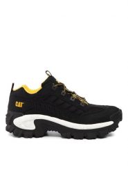CATerpillar Sneakersy Intruder P723901 Czarny. Czarne buty sportowe casual CATerpillar, bez wzorów, z materiału, bez zapięcia. Za 389.99 zł.