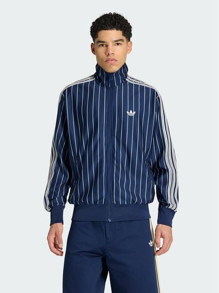 Adidas Bluza Firebrid Pinstripes Track Top KR7228 Granatowy Regular Fit. Niebieskie bluzy Adidas, m, bez wzorów, z syntetyku, bez kaptura. Za 368.99 zł.