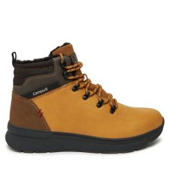 Trekkingi Campus. Brązowe botki sznurowane Campus, bez wzorów, bez obcasa, bez zapięcia. Za 299.99 zł.