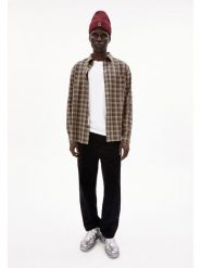 Armedangels Koszula "Noaamos" w kolorze beżowo-jasnobrązowym rozmiar: XL. Brązowe koszule armedangels, xl, bez wzorów, z bawełny, bez kołnierzyka, bez ramiączek. Za 139.54 zł.