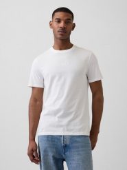 GAP Koszulka w kolorze białym rozmiar: M. Białe bezrękawniki GAP, m, bez wzorów, z bawełny, bez kołnierzyka, bez ramiączek. Za 70.90 zł.