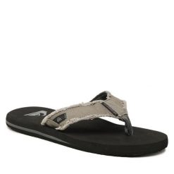 Japonki Quiksilver. Szare japonki Quiksilver, bez wzorów. Za 99.99 zł.