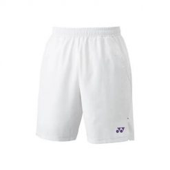 Spodnie badminton męskie Yonex Wimbledon 2024. Białe szorty YONEX, m, bez wzorów, z materiału, sportowe. Za 275.00 zł.