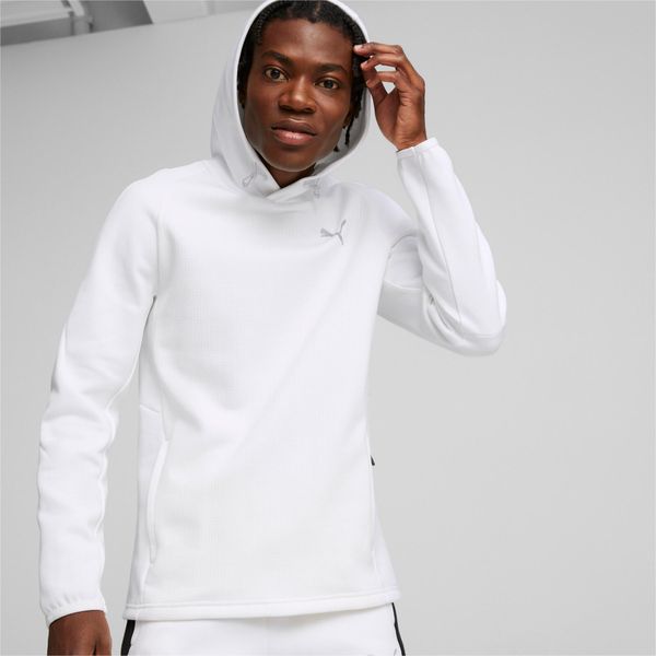 Bluza z kapturem Puma Evostripe. Białe bluzy Puma, s, bez wzorów, z kapturem. W wyprzedaży za 228.10 zł.