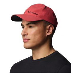Czapka z daszkiem męska Silver Ridge IV Ball Cap. Czerwone czapki z daszkiem Columbia, bez wzorów, z elastanu. Za 83.90 zł.