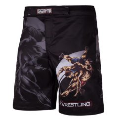 Spodenki do Grapplingu MMA BJJ K1 męskie EXTREME HOBBY WRESTLING. Czarne krótkie spodenki sportowe EXTREME HOBBY, m, bez wzorów, z poliesteru. Za 219.00 zł.