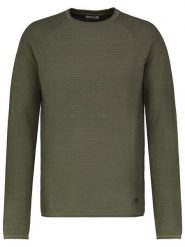Eight2Nine Sweter w kolorze ciemnozielonym rozmiar: S. Brązowe swetry nierozpinane Eight2Nine, s, bez wzorów, bez kołnierzyka, bez ramiączek. Za 88.02 zł.