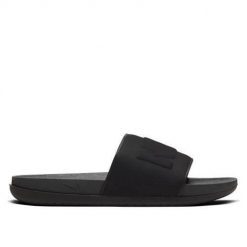 Klapki męskie Nike Offcourt Slide. Czarne klapki Nike, z materiału. Za 211.00 zł.