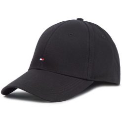 Czapka z daszkiem Tommy Hilfiger. Czarne czapki z daszkiem Tommy Hilfiger, bez wzorów. Za 159.99 zł.
