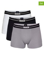 Joop! Bodywear Bokserki (3 pary) w kolorze szarym, czarnym i białym rozmiar: L. Białe bokserki Joop! Bodywear, l, bez wzorów. Za 104.95 zł.