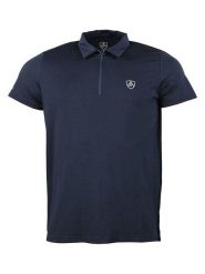 Peak Mountain Funkcyjna koszulka polo "Chance" w kolorze granatowym rozmiar: L. Niebieskie koszulki polo Peak Mountain, l, bez wzorów, z materiału, bez kołnierzyka, bez ramiączek. Za 115.24 zł.